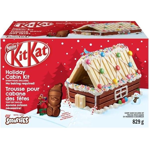 Nestle Kit Kat Holiday Cabin Kit 3 x 829g