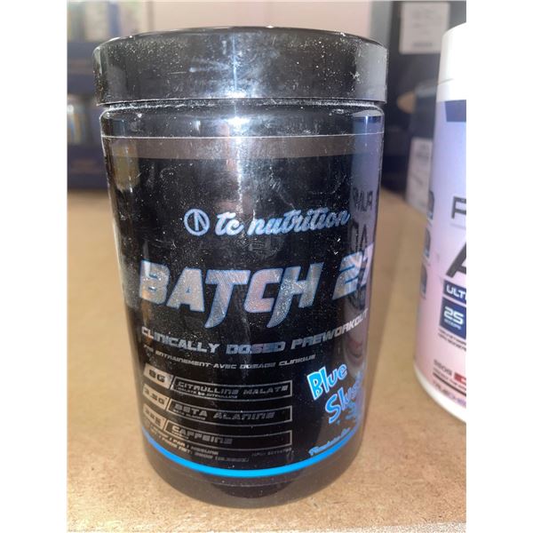 Batch 27 Clinically Dosed Pre-workout Blue Slushie 350g