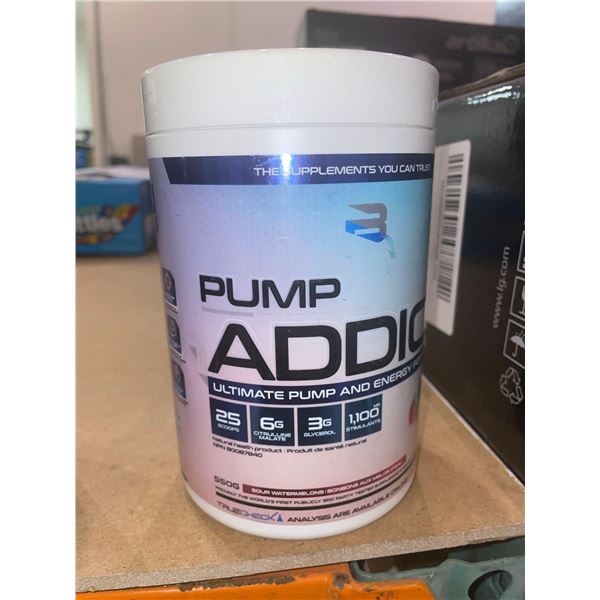 Pump Addict Ultimate Pump and Energy Formula Sour Watermelon 550g