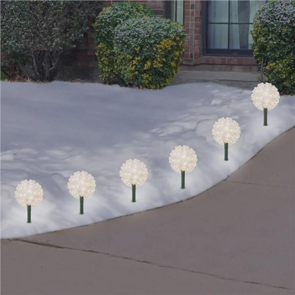 Philips 6 Warm White Twinkling LED Spheres