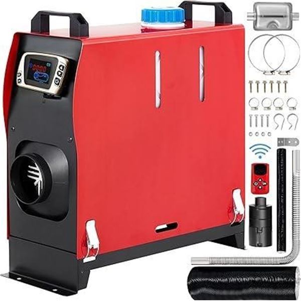 12v 8kw Diesel Air Heater with LCD Monitor & Remote Control (PHOTO MAY NOT MATCH PRODUCT EXACTLY)