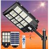 Image 1 : Gefolly SL-3600W Solar Street Lights Outdoor, 6500K Wide Angle Commercial Parking Lot Light Dusk to 