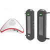 Image 1 : HTZSAFE Solar Wireless Driveway Alarm System- 1/2 Mile Long Transmission Range- 300 Feet Wide Sensor