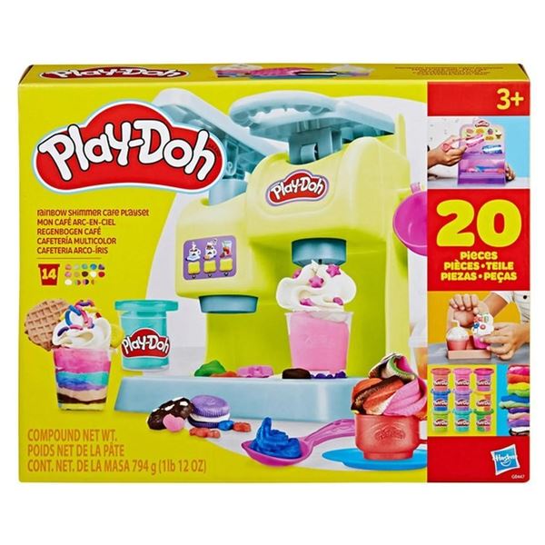 Play-Doh Rainbow Shimmer Cafe Playset