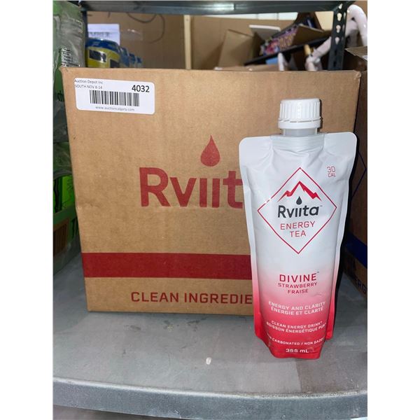 Rvitta Energy Tea Divine Strawberry 10 x 355ml
