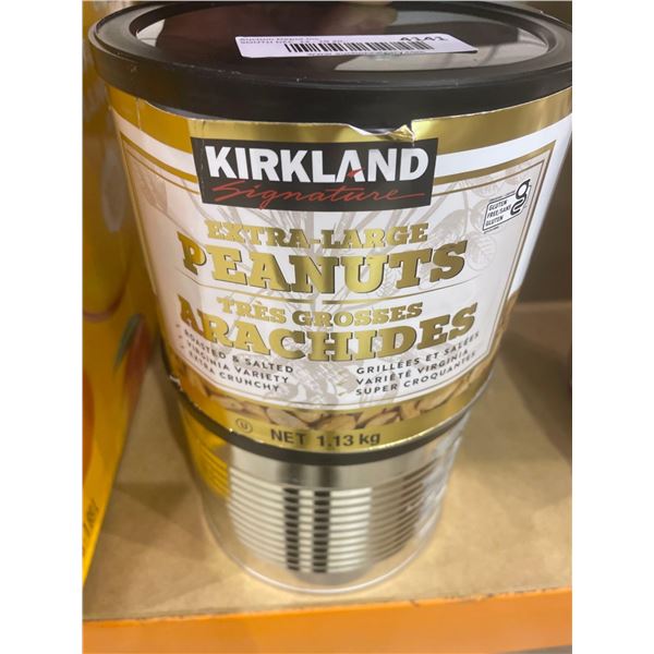 Kirkland Extra-Large Peanuts 2 x 1.13kg (SEALED MISSING LABELS)