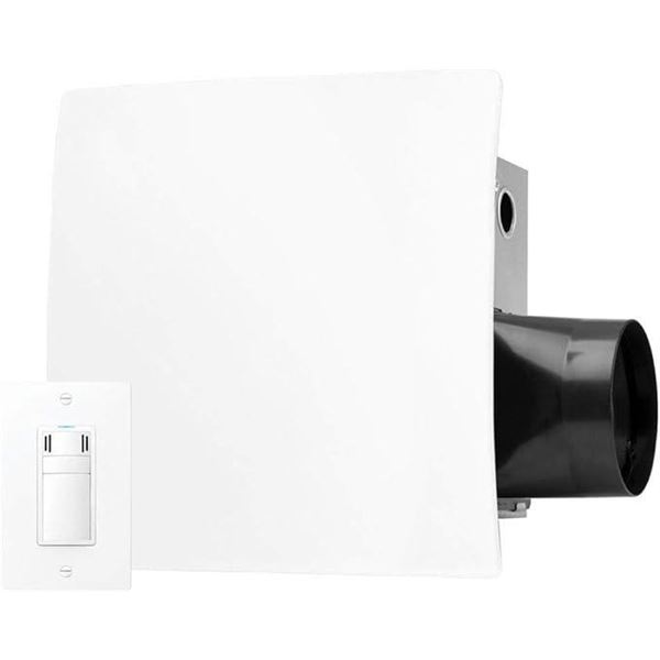 DewStop F300-1W Breeze Easy 100 CFM Ventilation Fan, 5.75" x 8.5", White