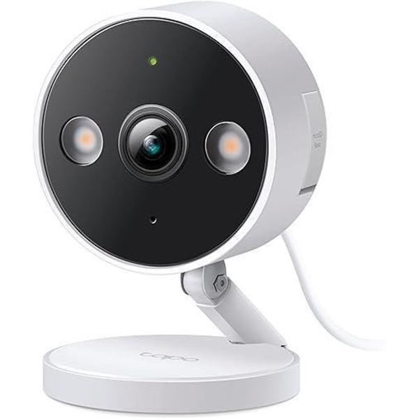 TP-Link Tapo 2K QHD Security Camera, Indoor/Outdoor Color Night Vision, Free Person/Pet/Vehicle Dete