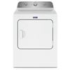 Image 1 : Maytag YMED4500MW Electric Dryer, 29 inch Width, 7 cu. ft. Capacity, 4 Temperature Settings, White c