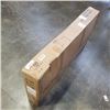 Image 2 : AS NEW TECH ORBITS ELECTRIC SIT STAND DESK WITH BLACK FRAME AND BROWN BUTCHER BLOCK TEXTURED TOP