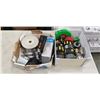 Image 1 : ASSORTED TAPE MEASURERS AND ASSORTED SHOP SUPPLIES