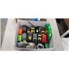 Image 2 : ASSORTED TAPE MEASURERS AND ASSORTED SHOP SUPPLIES