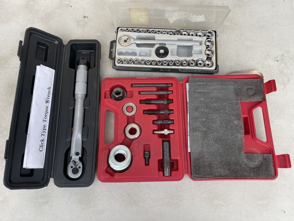 Pulley Removal Install Tool Kit Socket Set And Torque Wrench Pulley Removal Install Tool Kit Socket Set And Torque Wrench