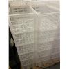 Image 2 : 12 STACKABLE PLASTIC CRATES 16" X 11" X 8"