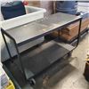 Image 5 : TWO TIER ROLLING SHOP CART