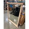 Image 2 : WOOD FRAMED WALL MIRROR