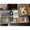 Image 1 : ASSORTED ITEMS INCLUDING, CASSETTES, ATLAS, CAMERA AND MORE