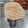 Image 2 : FOLDING WOOD PATIO TABLE