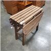 Image 4 : FOLDING WOOD PATIO TABLE