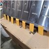 Image 4 : BANK OF 7 STAINLESS MAILBOXES WITH INDIVIDUAL KEYS