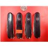4 Swiss Army Knife Lot