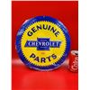 Sealed Steel Genuine Chevrolet Parts Advertising Sign