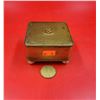 Vintage Brass Quis Nos Separabit Trinket Box w/Velvet Lining