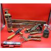 Image 1 : VTG Tools Lot w/Brass Fire Extinguisher