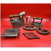 Image 1 : Antique Irons/Handles and Trivets