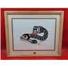 Image 1 : Signed & Framed Original Native Killer Whale Art