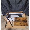 Image 1 : Set of 4 New Wood & Metal TV Trays