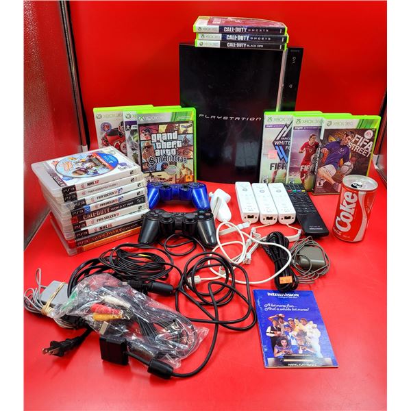 PlayStation 3 Console & Games, XBOX 360 Games, Controllers, & More