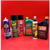 Image 1 : Transmission Fluid, Motor Oil, Protectant, Tire Cleaner, & Bug Killer