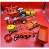Image 1 : Vintage Die Cast Farm/Construction/Other Vehicles Made In USA