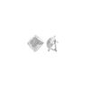 Image 2 : 18KT White Gold 0.65 ctw Diamond Earrings
