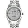 Image 2 : Rolex Mens Stainless Steel Slate Grey Diamond Datejust Wristwatch