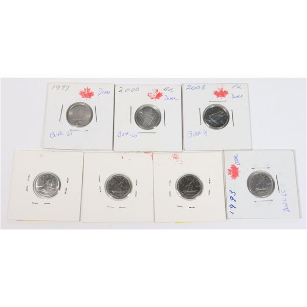 1973, 1974, 1975, 1993, 1987 1999, 2000 2003 DIMES