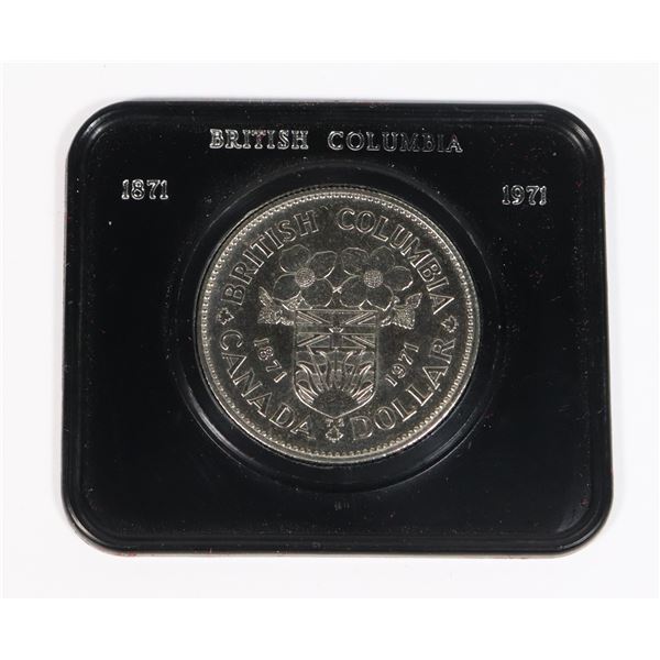 1871-1971 BRITISH COLUMBIA DOLLAR IN SPECIAL