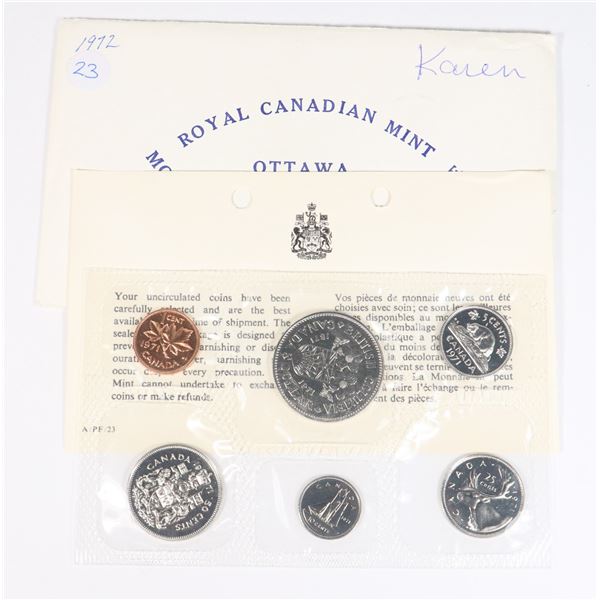 1972 PROOF SET FROM ESTATE IN ORIGINAL ENVELOPES