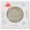 Image 1 : 1950 50 CENT 80% SILVER ONLY 1,959,528 MINTED