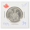Image 1 : 1959 CANADA 50 CENT 80% SILVER