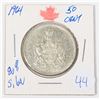 Image 1 : 1964 CANADA 50 CENT 80% SILVER