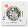 Image 1 : 1965 CANADA 50 CENT 80% SILVER