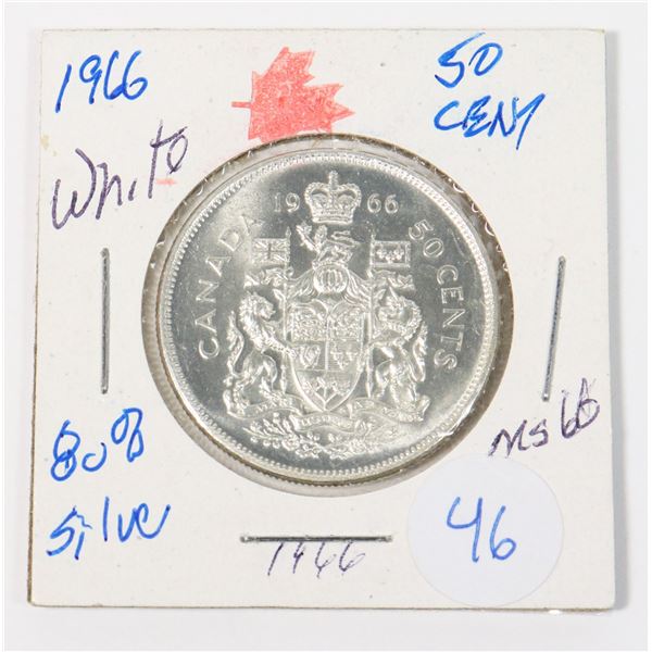 1966 50 CENT 80% SILVER