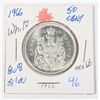 Image 1 : 1966 50 CENT 80% SILVER