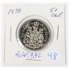 Image 1 : 1978 50 CENT BEAUTIFUL EXAMPLE ONLY 3,341,892 MINT