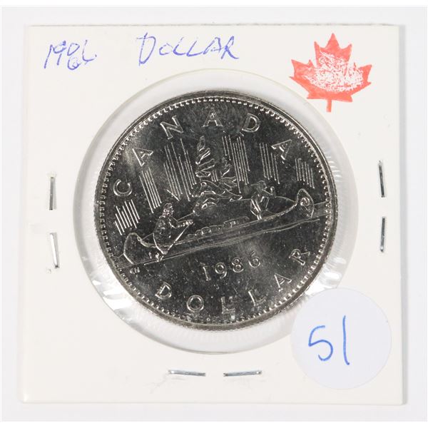 1986 DOLLAR NICE EXAMPLE LOOK CLOSELY MS-64 1OF6