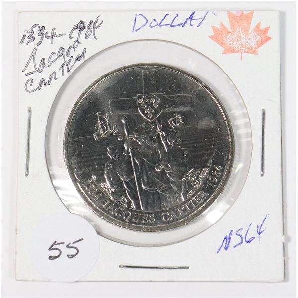 1534-1984 JACQUE CARTIER DOLLAR 1OF6 COMMEMORATIVE