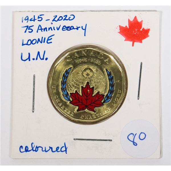 2020 COLORED COMMEMORATIVE COIN OF THE 75TH