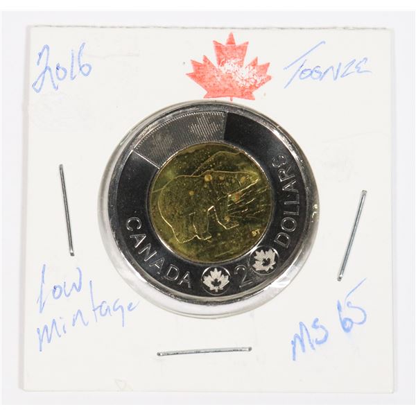2016 TOONIE FROM ROLL